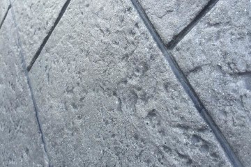Concreto estampado con Gem Tex molde tile