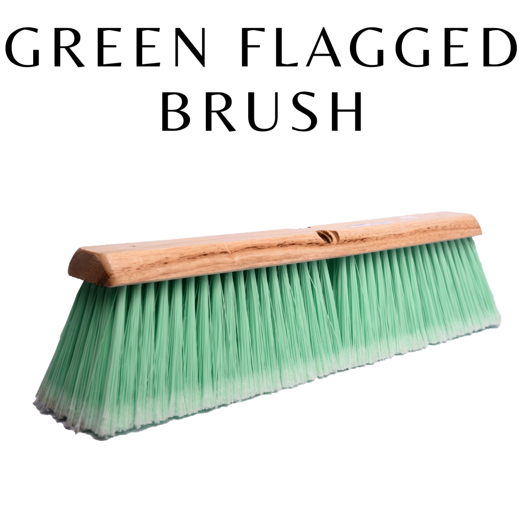GREEN FLAGGED BRUSH 18″