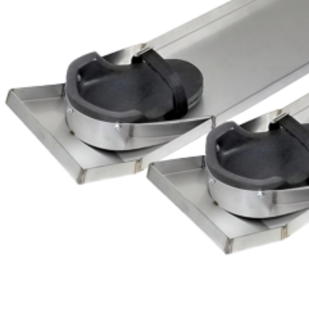 STAINLESS STEEL KNEE BOARDS W/ PADS